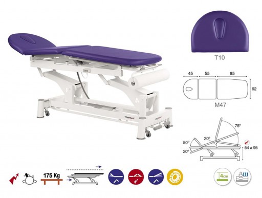 Massageliege C5521 elektrisch komfortabel ergonomisch Praxis